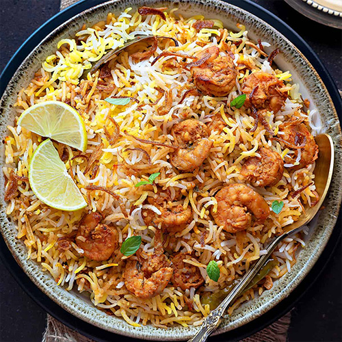 King Prawns Biryani